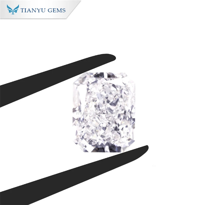 Tianyu Live Lab Grown Diamond Stock Radiant CVD--2.01CT -E/vs2  Free IGI Certificate for Diamond