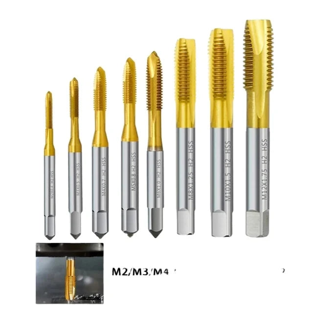 High-Performance HSS-E Straight Flute Tap and Die Set - Industrial Precision Threading Tools for MRO and Manufacturing