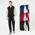 Wholesales Hooded Sweat Jacket and Jogger Pants Two Pieces Designer Tracksuits for Men Custom Logo Sports Suit