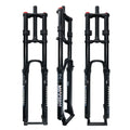 26/27.5/29er Downhill Double Crown Suspension Fork for Mountain Bikes Integrally-Molded Disc Brake Thru Axle
