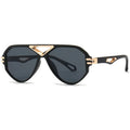 STORY T22006 Fashionable Gradient Men's Pilot Driving Sunglasses Trendy Luxury Double Bridge Custom Sun Glasses