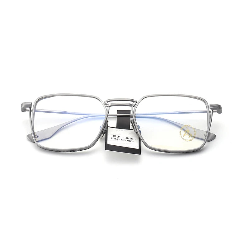 Hot Selling OEM logo 4 Colors Titanium Fashion Look Metal Glasses Frames
