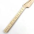 Custom 22 Frets 9.5 Inch Radius Paddle Headstock ST TL Electric Guitar Neck Unfinished Maple Neck