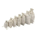 Custom Polyester-cotton Drawstring Pouch Bag Recyclable Eco-Friendly Gift Jewelry Packaging Multi-size Storage Party Favor