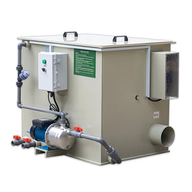 QihangRAS Custom 60 T/H Rotary Drum Filter Machine PM-60 Model Multi-Species Fish Farming Water Treatment PP/SS304/SS316