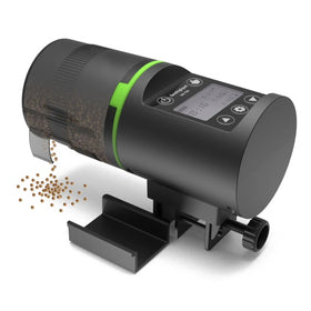 Freesea Cylinder Plastic Aquarium Tank Fish Farm Feeder Automatic Smart Electronic Timer Digital LCD Display Eco-Friendly