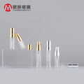 Hot Sale 2ml 3ml 5ml Perfume Tester Vial Clear Glass Perfume Bottle with Pump Sprayer Screen Printing