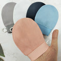 Customized Bath Scrub Rayon Viscose Glove Mitt Peeling Turkish Silk Exfoliating Face Mitt
