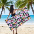 Factory Cheap Hot Sale Summer Luxury Towel Beach Photo Print Beach Towel Sand Free Custom logo Print Cotton Beach Towels