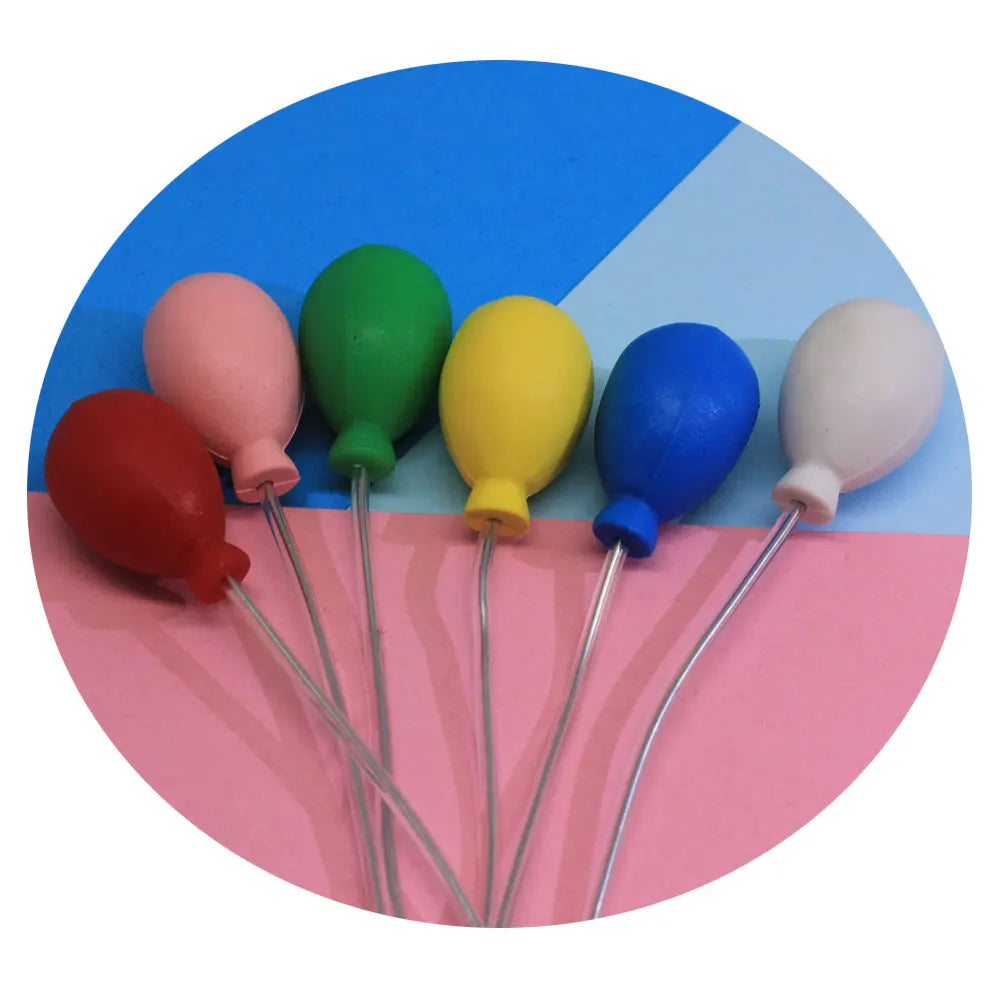 100pcs Mini Resin Balloon Figurine Miniature Dollhouse Birthday Party Dessert Cake Decoration Tools Desktop Ornament  Home Decor