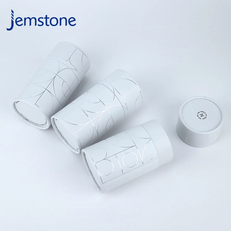 Eco-Friendly Printed Kraft Cardboard Candle Paper Tube Packaging Coffee Tea Packaging Milk Food Paper Tube for Cookie