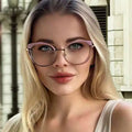 Cat Eye 2023 Newest TR90 Metal Anti Blue Light Computer Frame Glasses Blue Blocking Blocker Eyeglasses Optical Frames