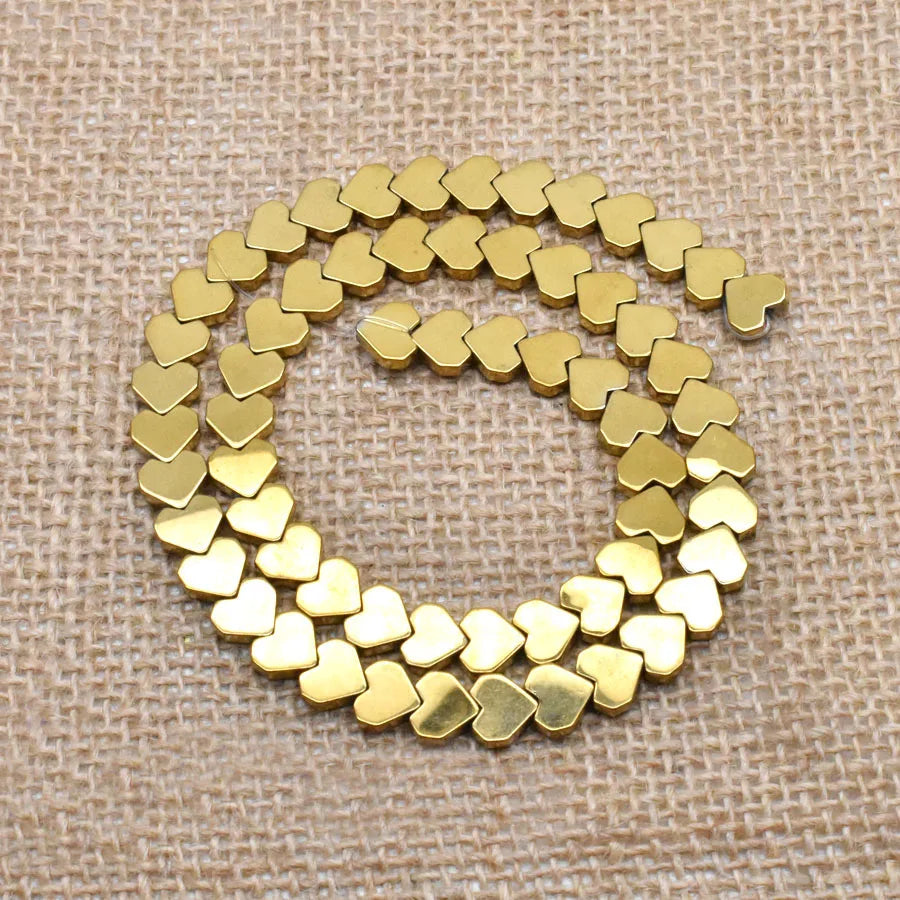 Natural Stone Hematite Beads Heart Shape Beads for Jewelry Making  Bracelet Design Gemstone Bead