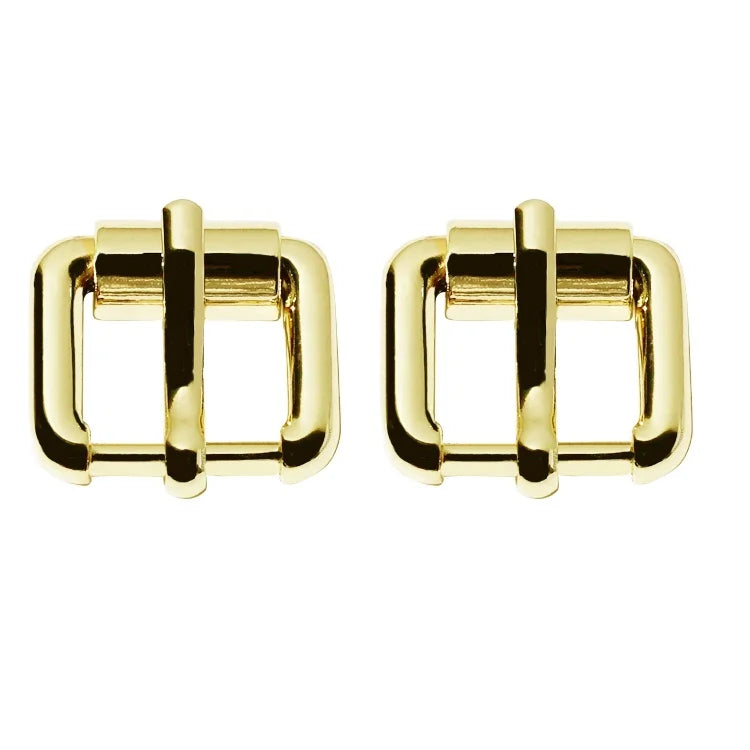 Wholesale Shoes Accessory Roller Buckle Gold Color Handbag Hardware Adjustable Shoes Pin Straps for Leather Belt