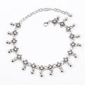 AA00514 Alloy Jewelry Simple Hollow Tassels Retro Flower Anklet Bracelet for Women Factory Wholesale