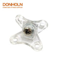AC6250 Plastic Shelf Support Bracket Panel Fittings Joint Connector Corner Brace with Screw