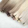 LeShine Genius Volume Weft Hair Extensions Double Drawn Color 2 Russian No Silicone Genius Weft Extensions