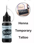 YSORNO  Halal Muslim Henna Herbal Botanical Waterproof  3-7 Days   Temporary Tattoo Ink Dripple  Bottles Barrels