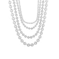S925 Sterling Silver Polish 2mm 3mm 4mm 5mm Ball Bead Chain Necklace for Women