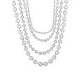S925 Sterling Silver Polish 2mm 3mm 4mm 5mm Ball Bead Chain Necklace for Women