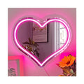 Winbo Wholesale Mirror With Led Light for Bedroom Wedding Decor Wall Mounted Vanity Mirror With Lights Dreamcolor Neon Mirror