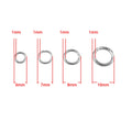 Rose Gold/18K Gold/Black Plated 316L 304 Stainless Steel Jump Rings Jewelry Making Components
