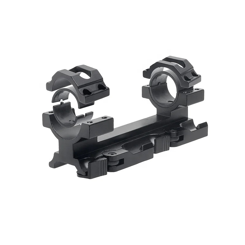 Focuhunter Hunting Accessories Universal 1'' 25.4mm/30mm Quick Release Scope Rings 1piece Tactical Optics 20mm Base Scope Mount