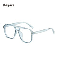 Boyarn Cheap Wholesale PC Optical Glasses Custom Logo Oversized Frames Spectacle Eyeglasses Frame Eyewear