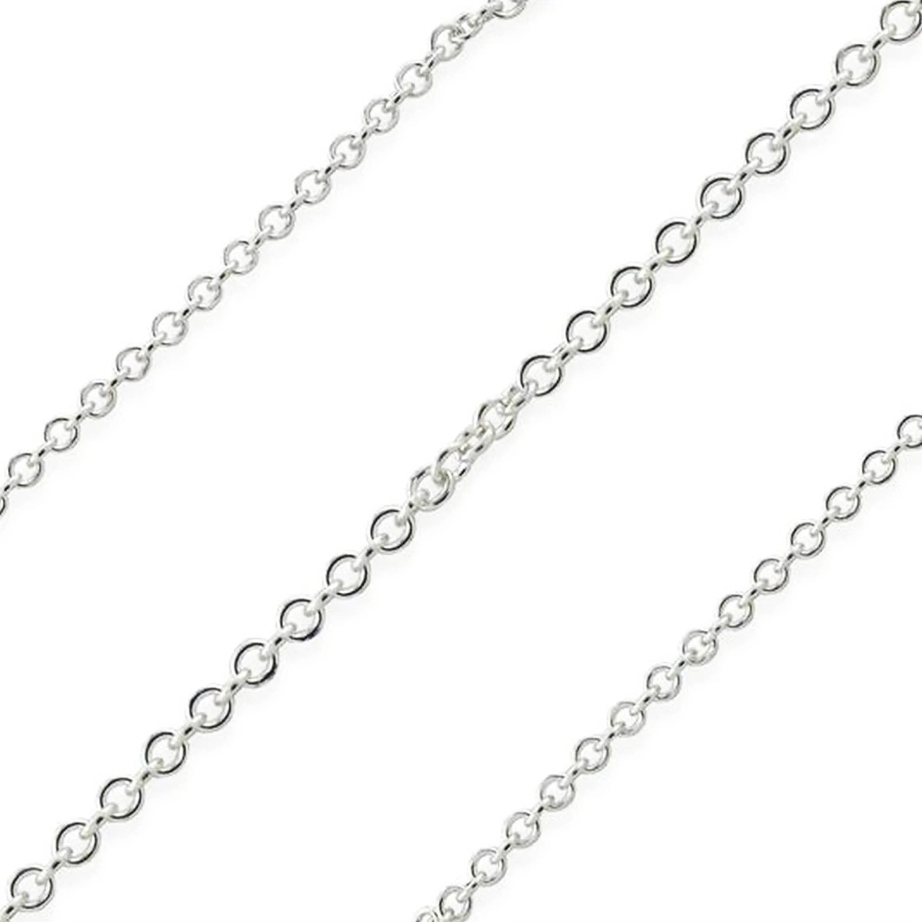 Gold Necklace Chain Solid Gold 18K Gold O Chain Necklace