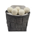 TAITONG Handmade Sheep Wool Dryer Balls Nepalese Felt Laundry Wash Discs Reusable Cleaning for Clothes New Zealand Wool
