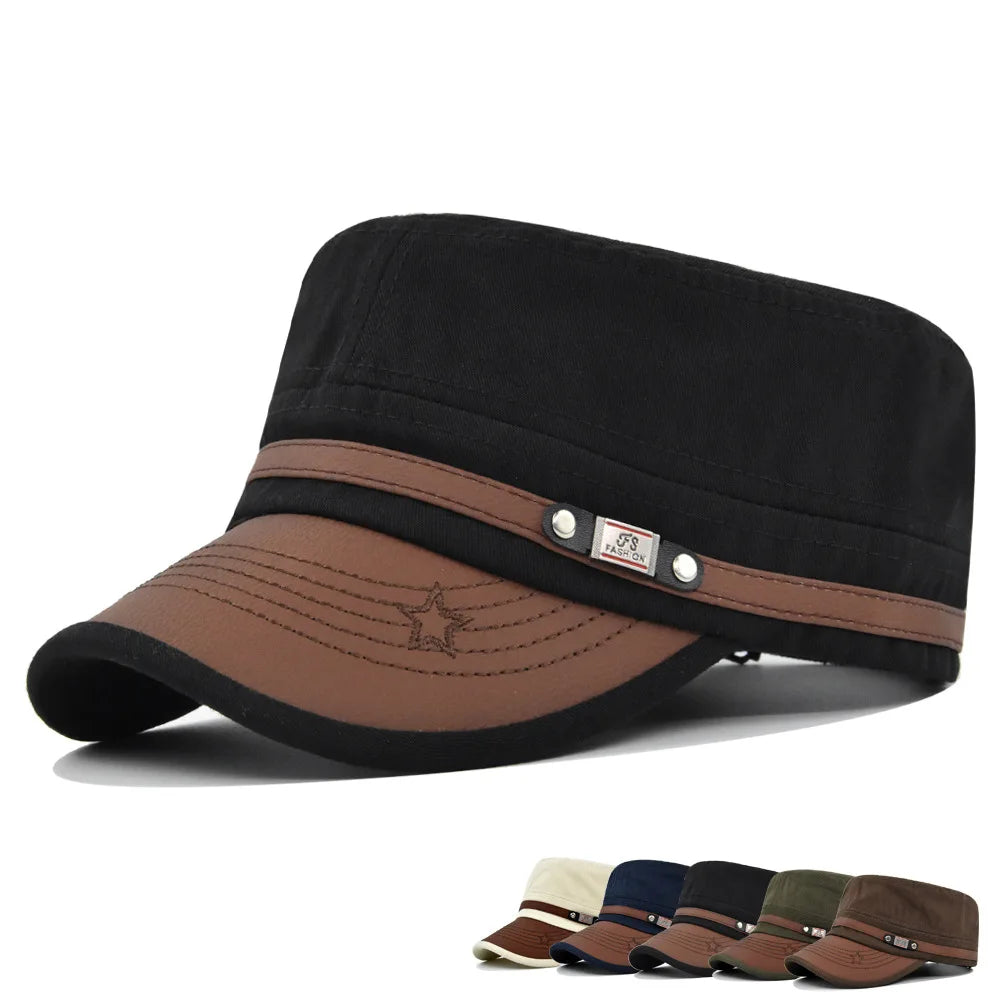 Fashion Spring and Autumn Cotton Tweed Peaky Blinders Baker Boy Vintage British Style Newsboy Beret Hat for Men