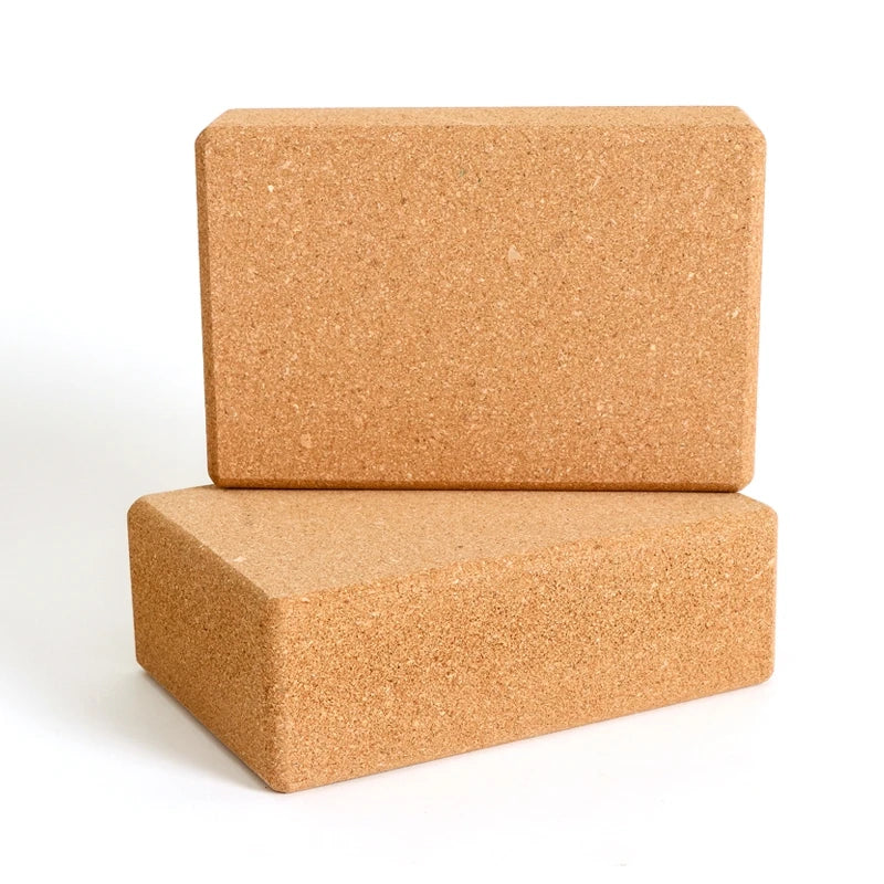 Wholesale 3*6*9 4*6*9 Natural Eco-friendly 100% Custom logo High Density Cork Block Yoga Factory Wholesale