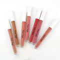 Hottest Trending Wholesale Private Label White Lid Slim Bottle Nude Velvet Matte Liquid Lipstick Custom Creamy Lip Tint No Logo