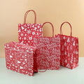 Fancy Christmas Paper Bag Christmas Drawstring Bag Storage Bag