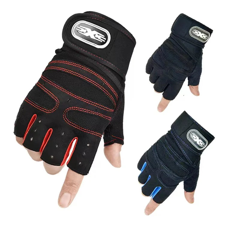 CW SPG 001 Sports Workout Anti-slip Weight Lifting Breathable Ventilated Half Finger Training Bicycle Cycling Gloves