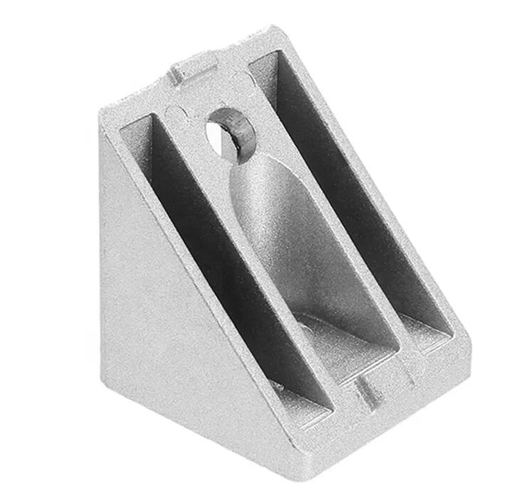 45 Degree Right Angle Bracket Connector Aluminum Bevel Edge 4040 Profiles Triangle Structure Aluminium Brackets Aluminum Alloy