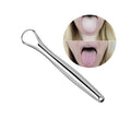 Stainless Steel Double-sided Tongue Scraper Cleaner 304 Steel Oral Care Tool Lightweight & Easy to Use Removes Bad Breath