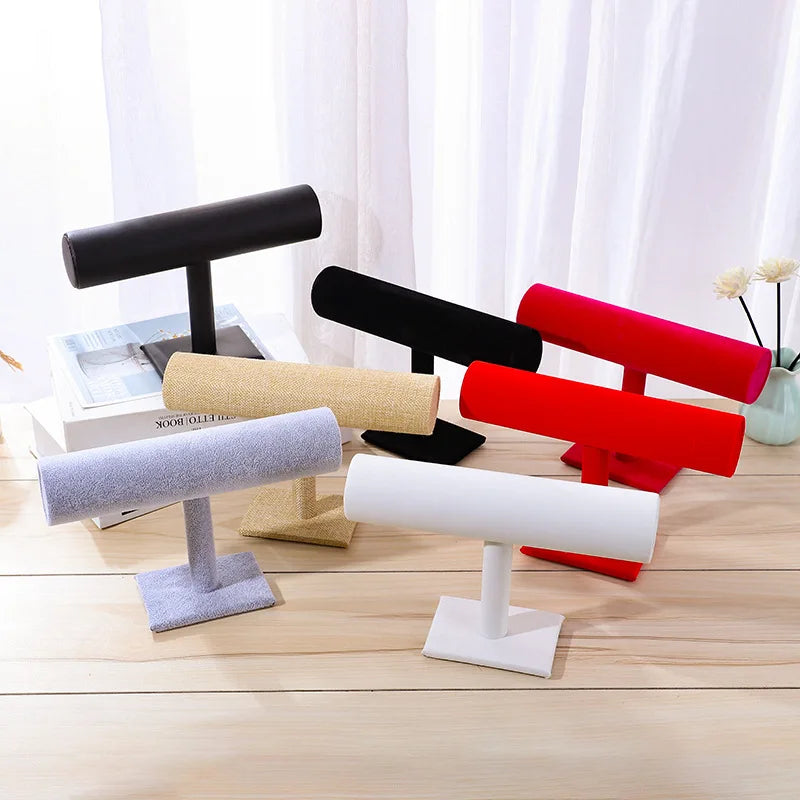 Wholesale Flannel Single Layer Multilayer Bracelet Jewelry Watch Display Stand
