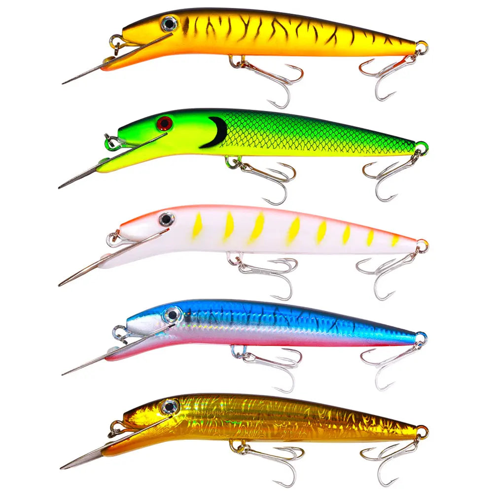 20.7cm 66g Newup Wholesale Sinking Minnow Hard Plastic Fishing Fish Lure Mini Artificial Bait Minnow Lure for Freshwater