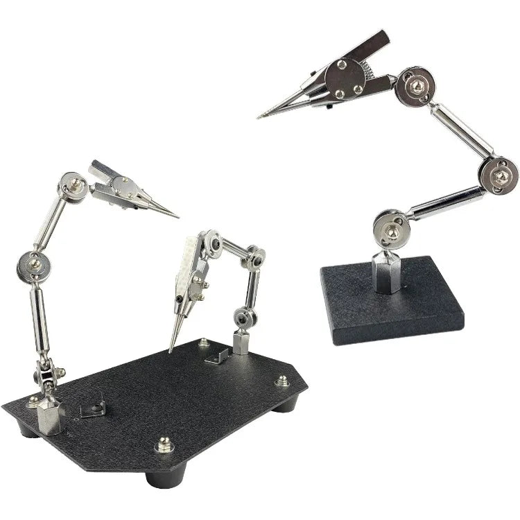 Single and Double Head Benchtop Soldering Fixture Clamp Helping Hands Benchtop Welding Jig Fixture for Jewelry Repairing