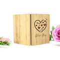 Custom Bamboo Valentine's Day 3D  Greeting Card with Your Own Designs