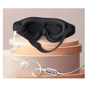Heated Sleep Mask Night Blindfold USB 3D Eye Mask for Men Women Block Out Light for Better Sleeping