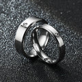 Wholesale Fashion New Design 4mm 6mm Titanium Steel Fashion Round Diamond Stainless Steel CZ Ring