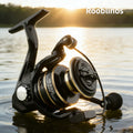[Germany Stock] Rooblinos NX Spinning Reels Bait Compatible Plastic Body Nylon Line Left Hand Use