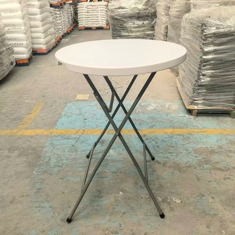 Wholesales Cheap Modern Outdoor Bar Table HDPE Plastic Folding Table for Outdoor Parties
