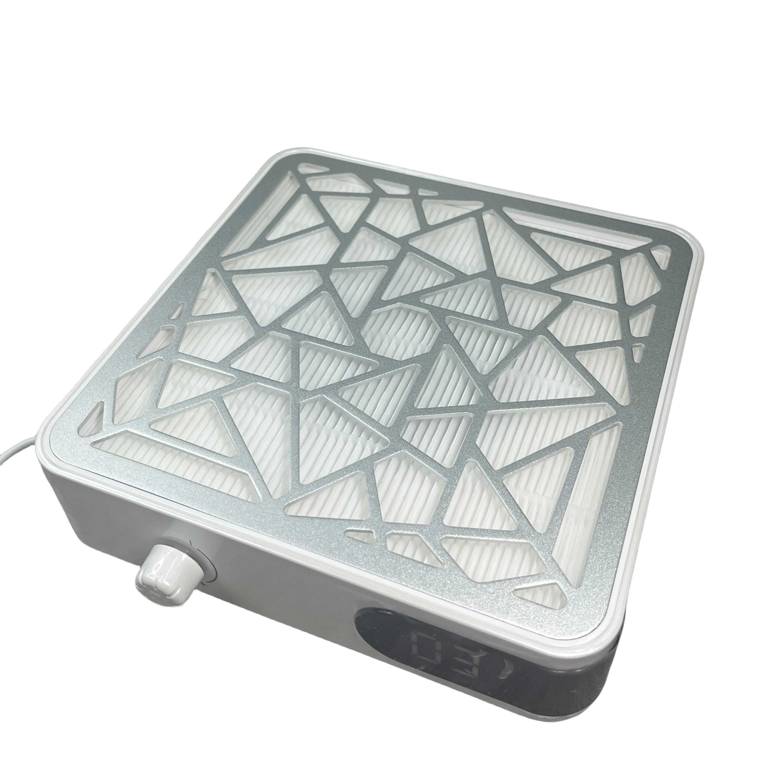 Nail Dust Collector Powerful Vacuum Fan Vent Dust Collector Extractor Electric Dust Suction Machine for Acrylic Gel Nail