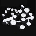 Nylon Furniture Sliders Nail on Chair Leg Floor Protectors NailNylon Chair Glides with NailChair Table Leg Feet Protector Nail