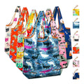 Wholesale Eco-friendly Durable Foldable Reusable Ripstop Polyester Medium Size Shopping Bag Customizable Color Logo Fashionable