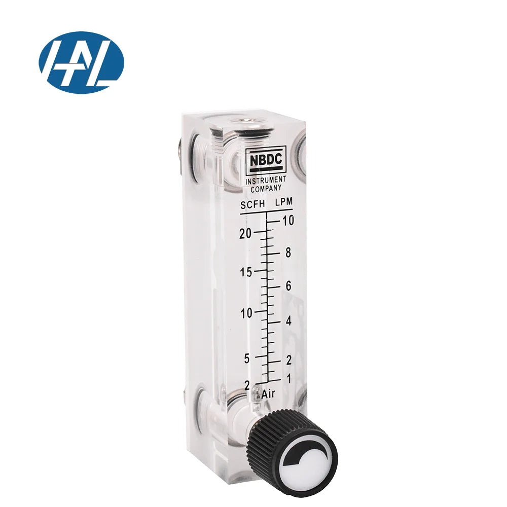HAL-LOK LZT-8 Acrylic Panel Type Rotameter Pneumatic Regulating Structure for Liquid/Gas Systems Water Application General Use