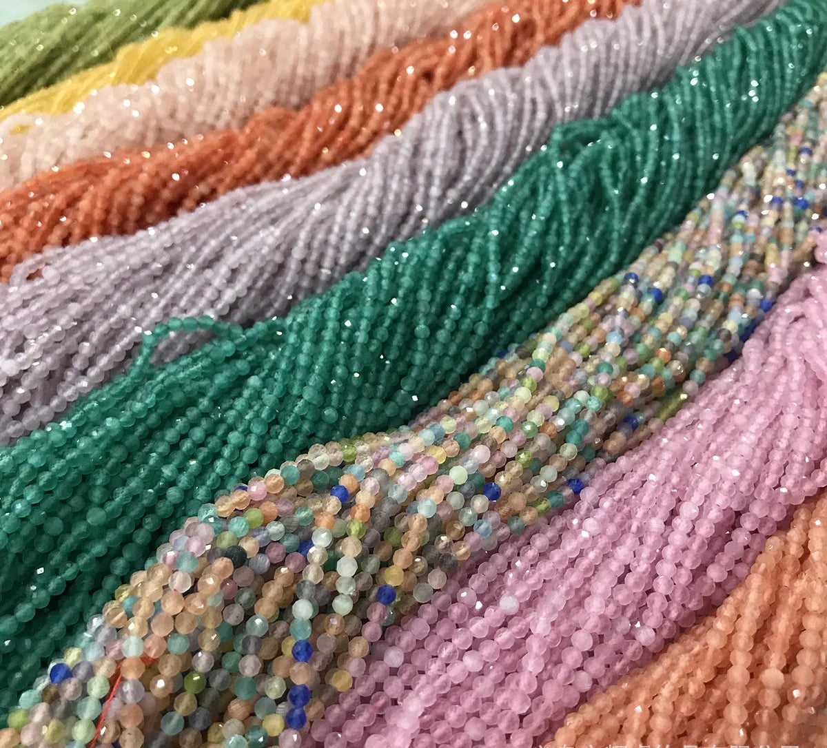 Hot Selling 2mm 3mm 4mm Glass Bicone Beads Colorful Crystal Beads